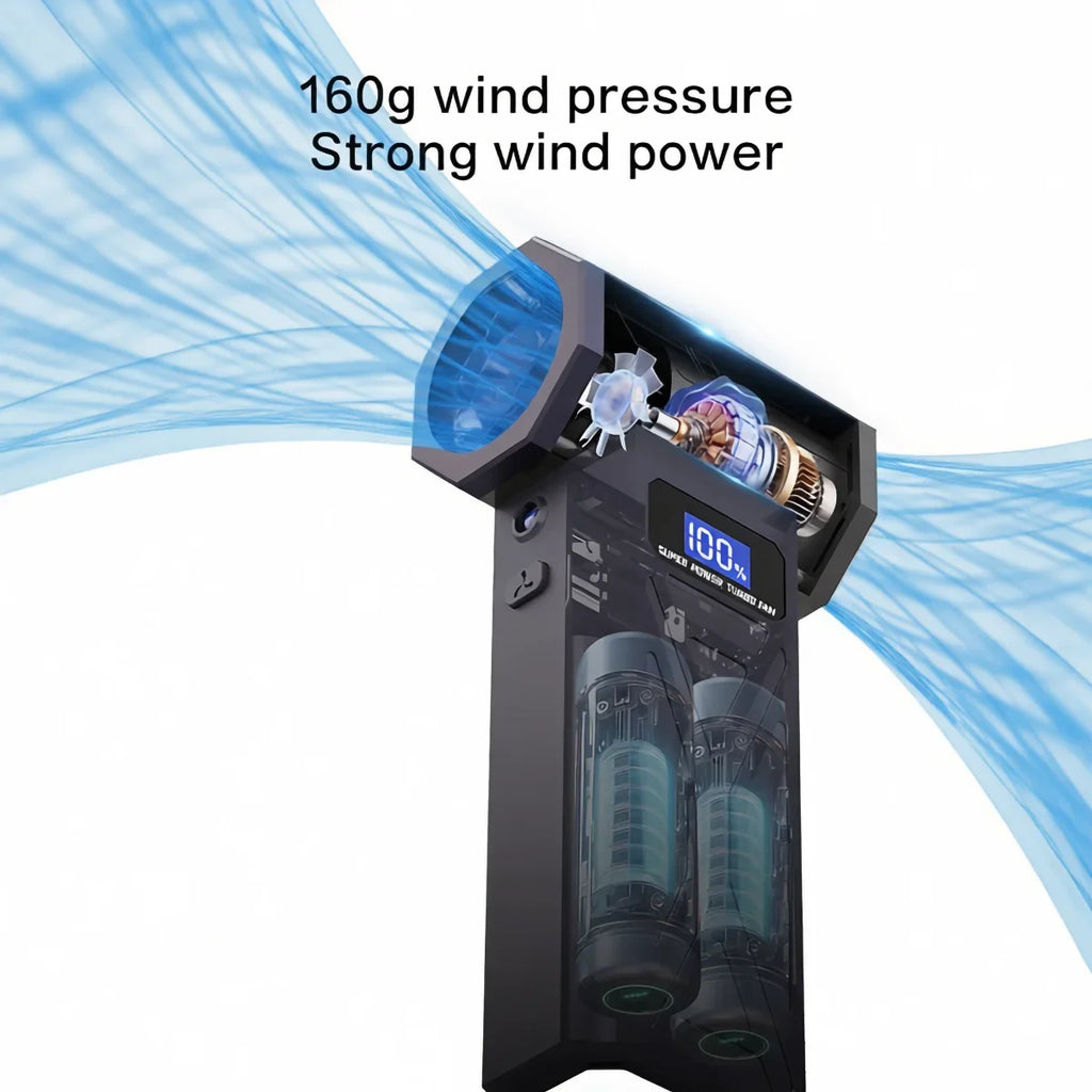 Turbo Jet Air Blower – 110,000 RPM, 4-Speed with LED