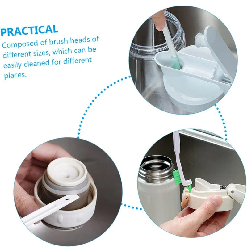 Bottle, Window & Crevice Brush Set