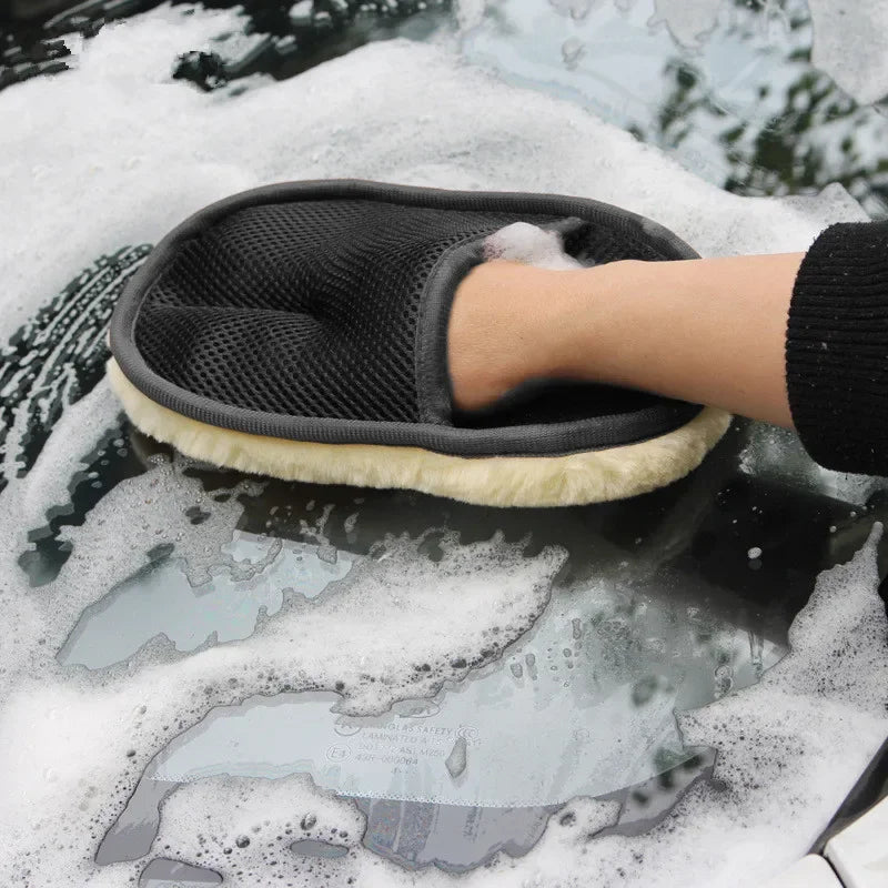 Soft Wool Car Wash Mitt