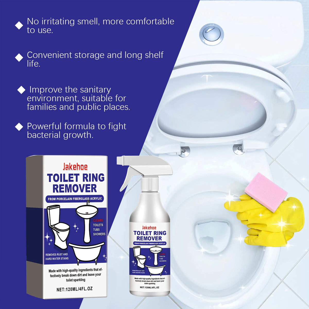 Toilet Foam Descaler & Deodorizer