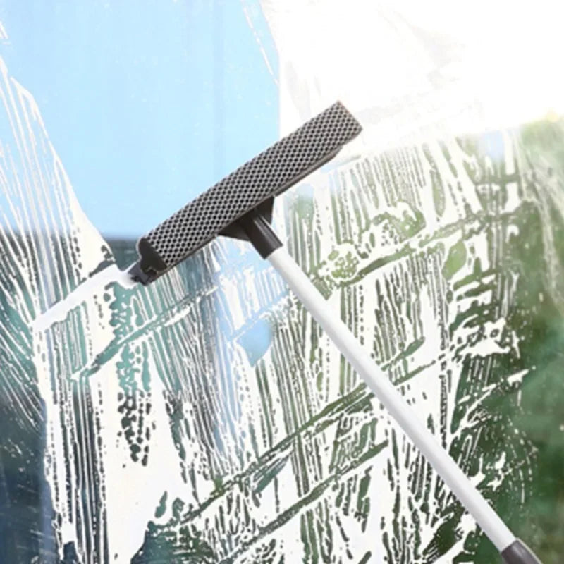 2-in-1 Retractable Squeegee – Car, Shower & Windows