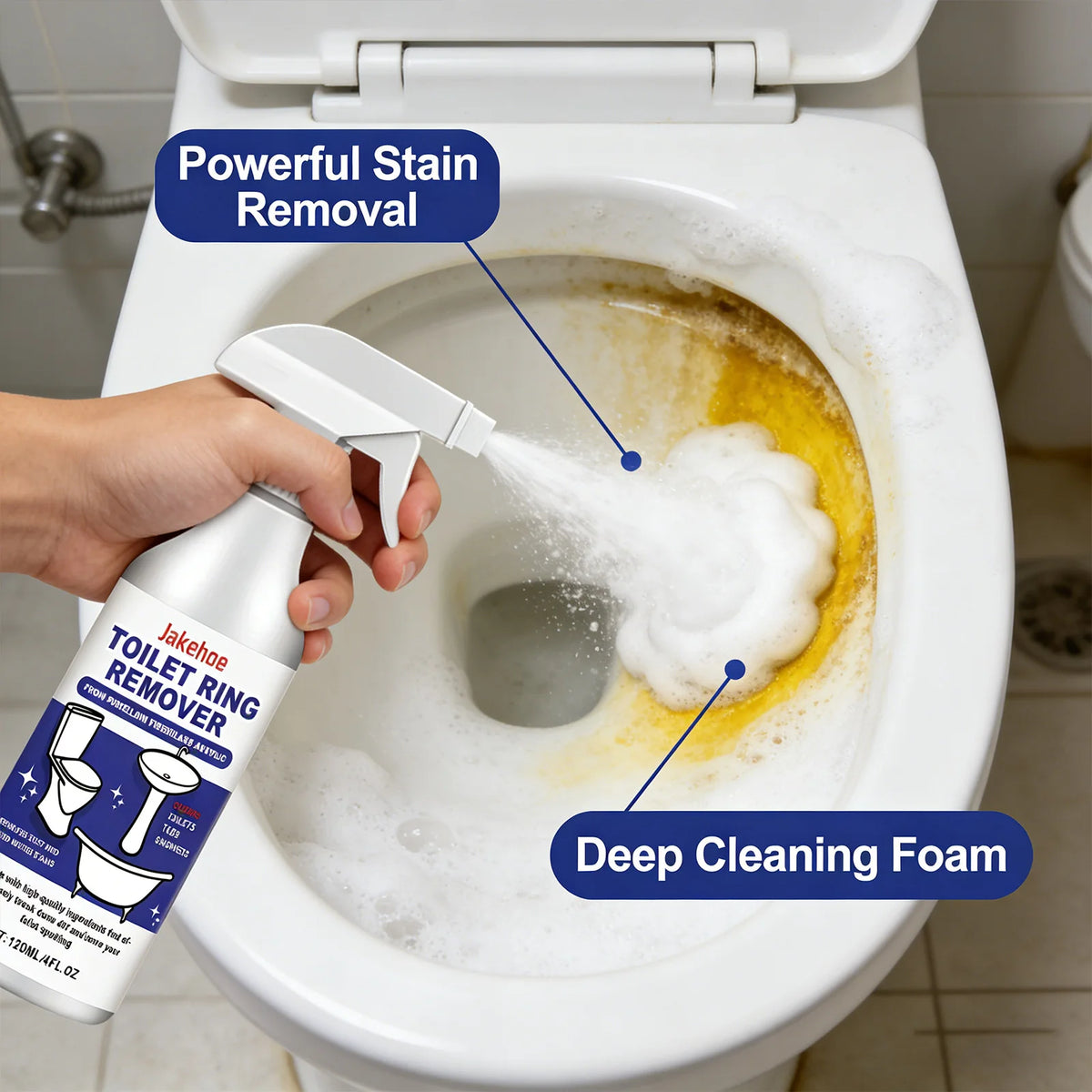 Toilet Foam Descaler & Deodorizer
