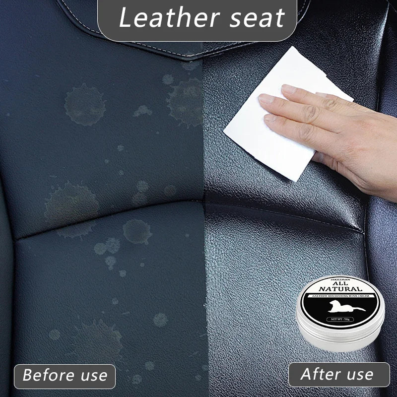 Leather Cleaning & Restoring Cream – Seats, Sofas & Interiors
