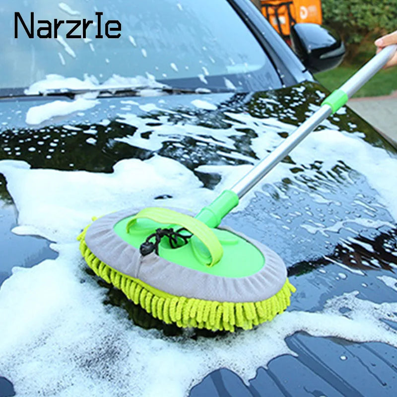 Telescoping Car Wash Brush – Long Handle