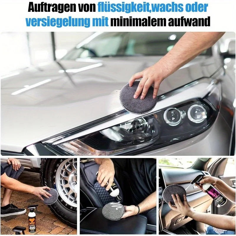 11-Piece Car Cleaning Kit – Brushes, Mitts & Towels