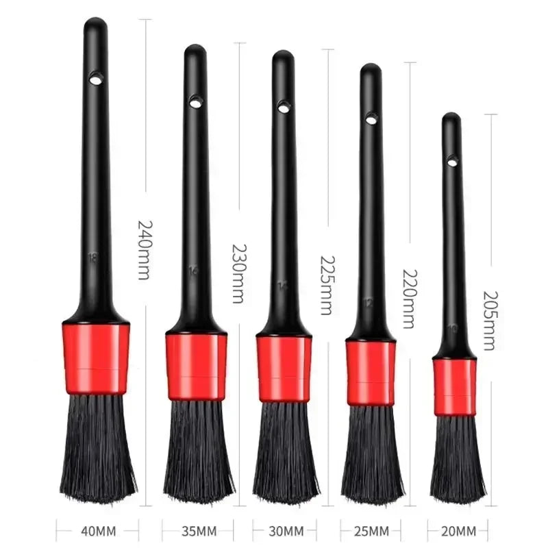 5-Piece Detailing Brush Set – Dash, Vents & Wheels