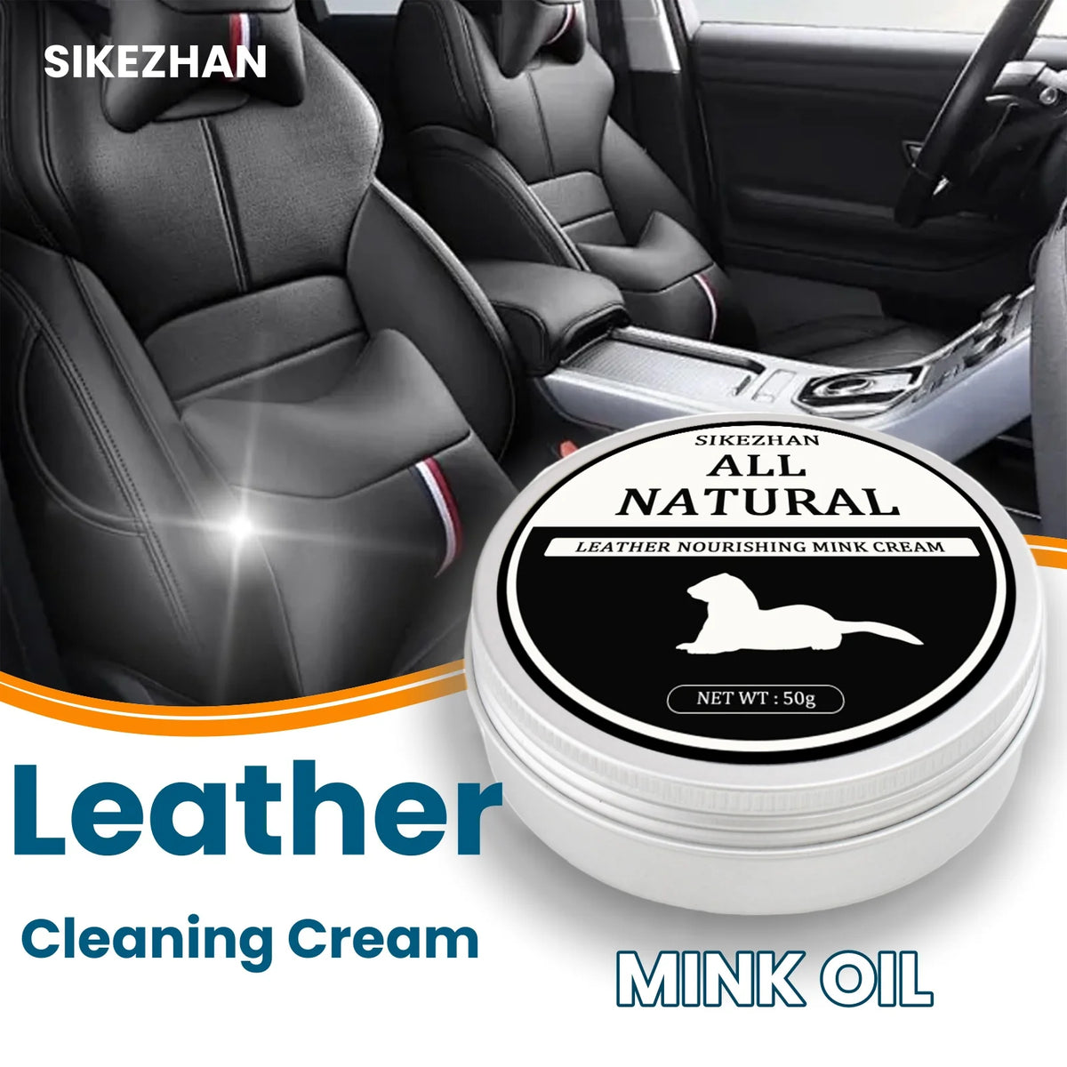 Leather Cleaning & Restoring Cream – Seats, Sofas & Interiors