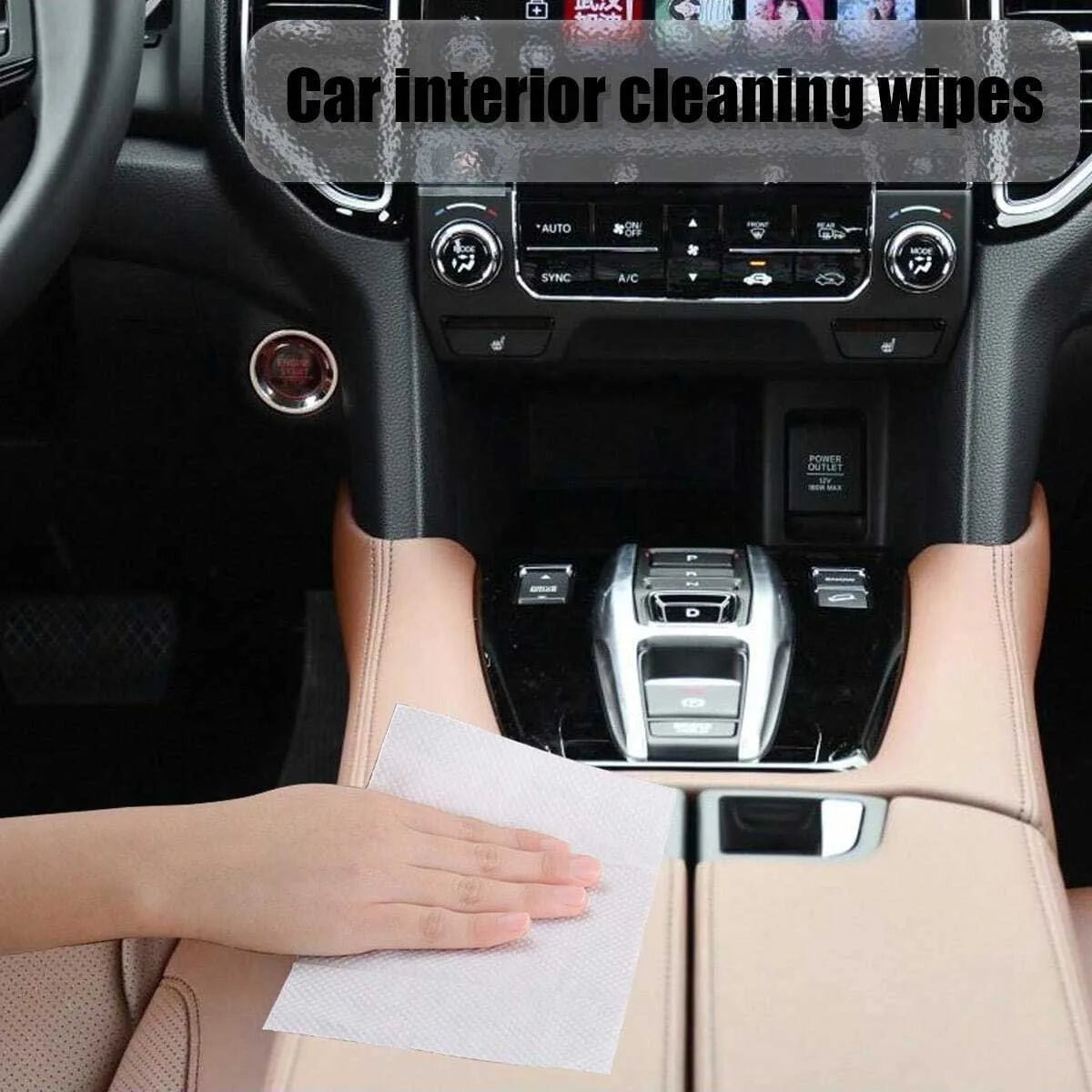 Car Interior Cleaning Wipes (3-Pack)
