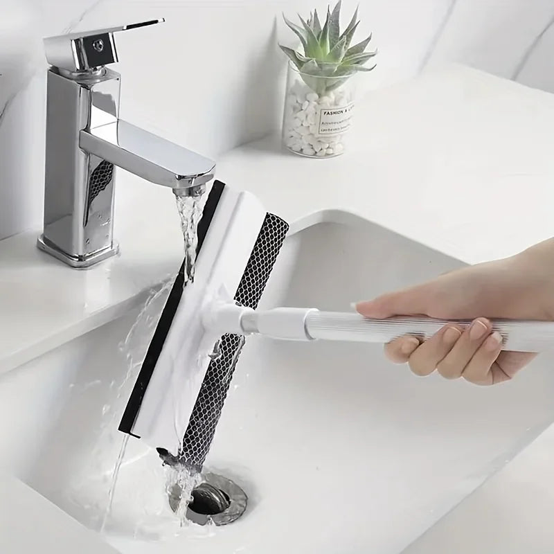 2-in-1 Retractable Squeegee – Car, Shower & Windows